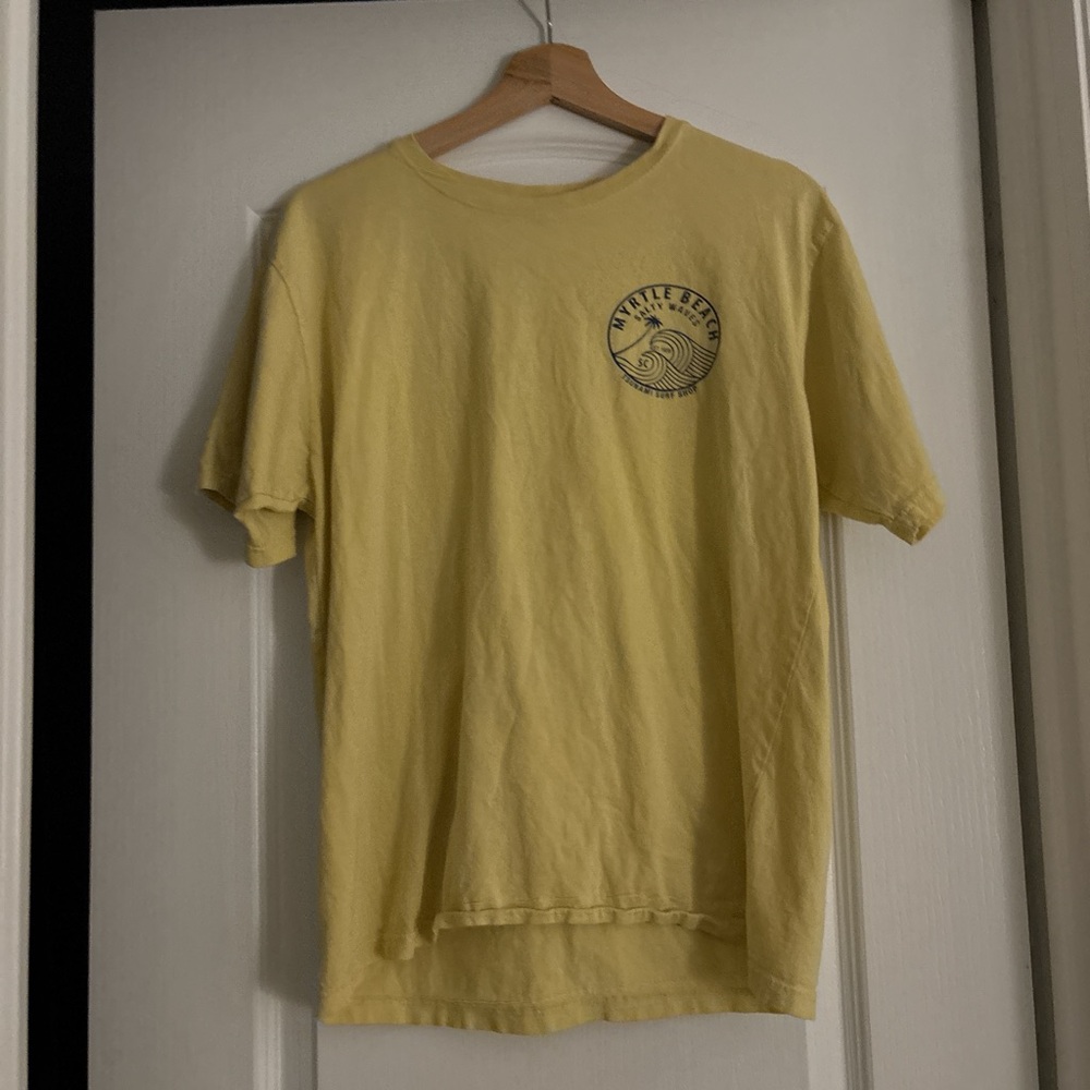 Saltwater LUXE Yellow Wave Tee